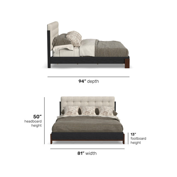 Flexsteel Waterfall Upholstered Platform Bed | Wayfair